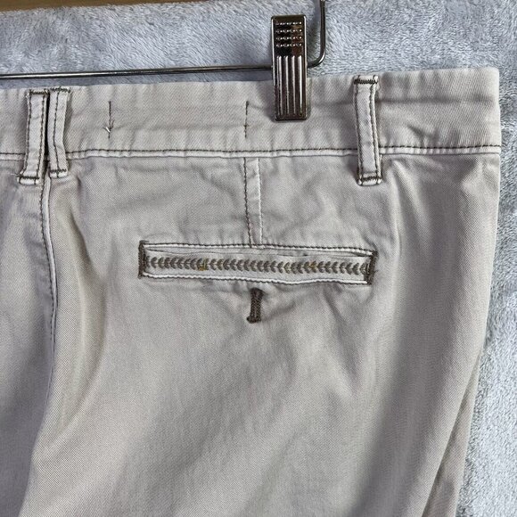 Pilcro and the Letterpress Hyphen Fit Jeans Women's 29* Beige Khaki Embroidered - Picture 14 of 16